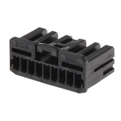 JST Automotive Connector Female 9 Way Black Surface Crimp Termination HCHFB-09-KE