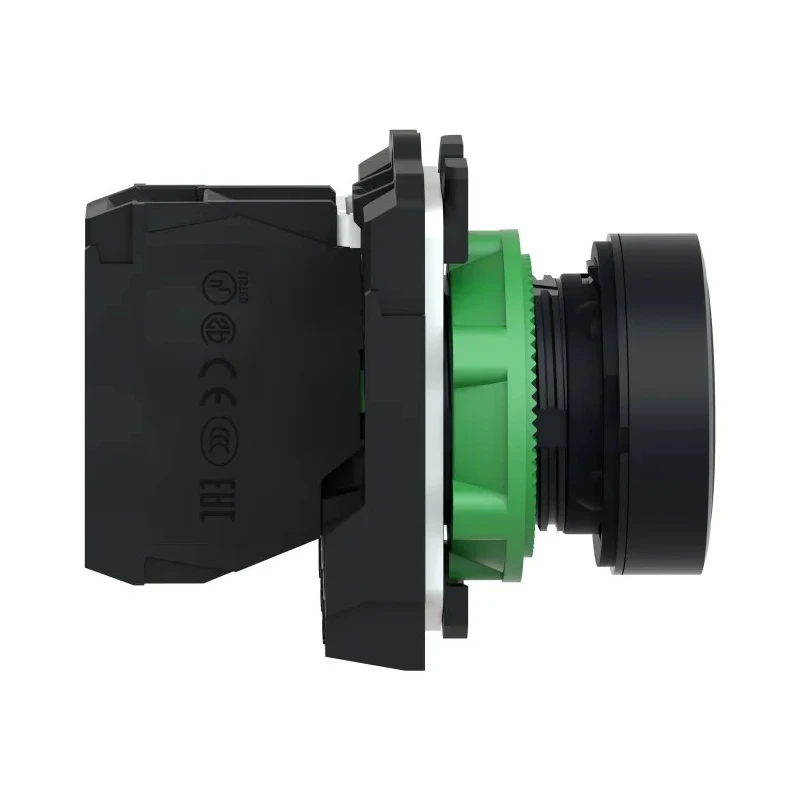 Schneider Electric Harmony XB5 Series Panel Mount Push Button Switch SPST, Spring Return, Black LED, 22 mm Cutout XB5AA3351