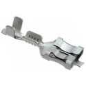 TE Connectivity FASTON .250 Silver Uninsulated Female Spade Connector, Crimp, 3 (Section E-E) mm, 4.6 (Section 2178438-1