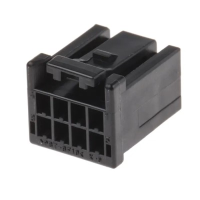 JST CPT Automotive Connector Female Black Surface 8 Way Crimp Termination 3A Current 08CPT-B-2A