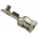 TE Connectivity FASTON .250 Silver Uninsulated Female Spade Connector, Crimp, 3 (Section E-E) mm, 4.5 (Section 2178299-1