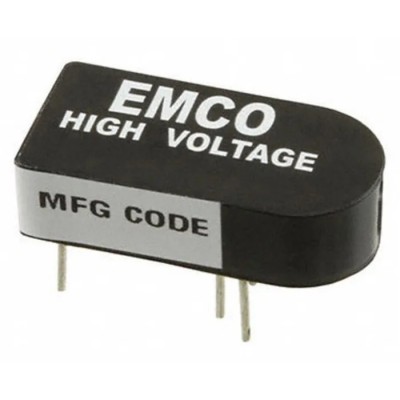 XP Power AH Series DC/DC Converter, 500 V dc Output, 3 mA Output Current, 5 V dc Input, Through Hole Mount, 1.5 W AH05P-5