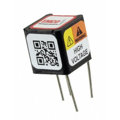 XP Power DC/DC Converter Through Hole Mount, 12.7mm x 12.7mm, 0-12V Input, 200V Output, 2.5 mA Output Current, 0.5W Q02-12
