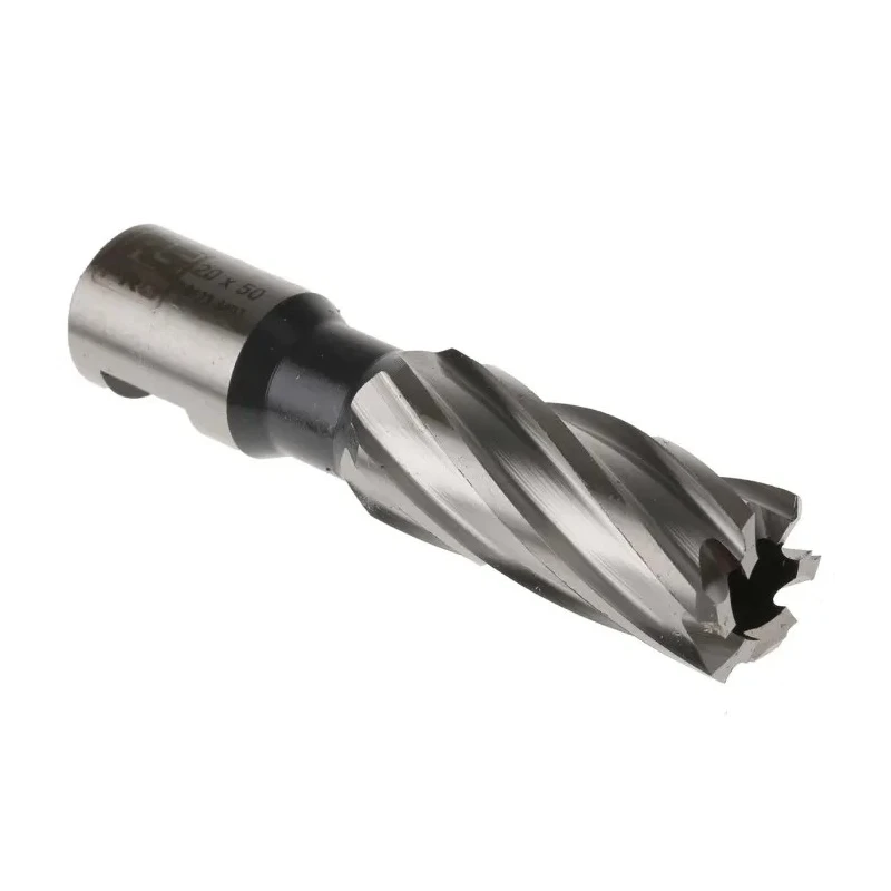 RS PRO HSS Magnetic Drill Bit 20 mm Cutter Diameter, 50 mm Cutting Depth, 19.05 mm Shank Size 123-8497