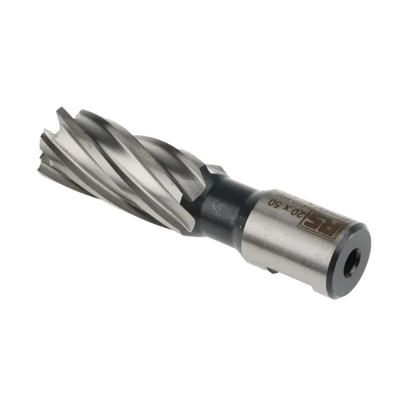 RS PRO HSS Magnetic Drill Bit 20 mm Cutter Diameter, 50 mm Cutting Depth, 19.05 mm Shank Size 123-8497