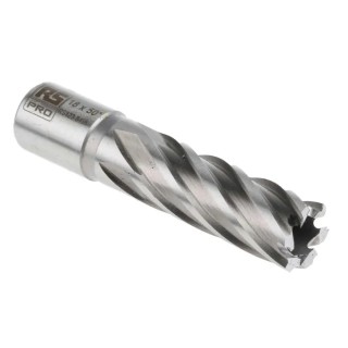 RS PRO High-Speed Steel (HSS) Magnetic Drill Bit 18 mm Cutter Diameter 50 mm Cutting Depth Bright Finish 123-8496