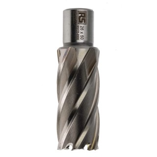RS PRO High-Speed Steel Magnetic Drill Bit 26 mm Cutting Diameter 50 mm Cutting Depth 1 Flute Straight Bright 123-8500