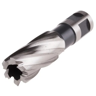 RS PRO HSS Magnetic Drill Bit 22 mm Cutter Diameter, 50 mm Cutting Depth, Shank Size 19.05 mm 123-8498