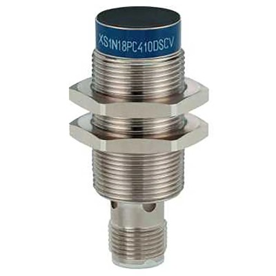 Telemecanique Sensors Threaded Barrel Inductive Proximity Sensor M18 x 1 PNP 24 V dc 5 mm XS1N18PC410DSCV