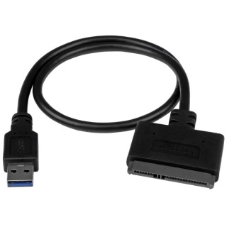 StarTech.com 2.5 in USB to SATA Hard Drive Adapter 10Gbps USB 3.1 Gen 2 515 x 8 x 45 mm USB312SAT3CB