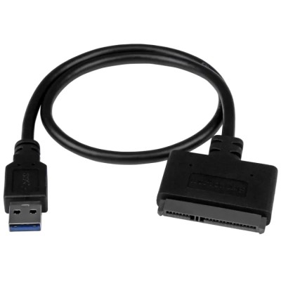 StarTech.com 2.5 in USB to SATA Hard Drive Adapter 10Gbps USB 3.1 Gen 2 515 x 8 x 45 mm USB312SAT3CB