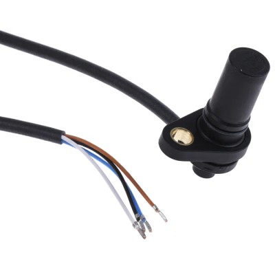 ifm electronic Hall Effect Sensor Cable NPN Output Barrel Body 30V DC 3V MX5015