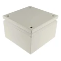 RS PRO Grey Steel Junction Box, IP66, IECEx, 200 mm x 200 mm x 120 mm IP66 IP Rated Enclosure IP66