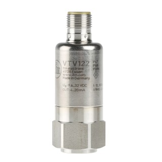 ifm electronic Vibration Sensor 25 mm/s Velocity, 20 mA Max Current, 32 V dc Max Voltage, Operating Temp 30 °C to 125 VTV122