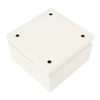 RS PRO Grey Steel Junction Box IP66 IECEx 150 mm Length x 150 mm Width x 80 mm Height IP66 IP Rating IP66 IP66