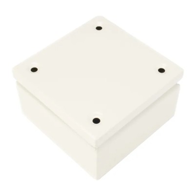 RS PRO Grey Steel Junction Box IP66 IECEx 150 mm Length x 150 mm Width x 80 mm Height IP66 IP Rating IP66 IP66