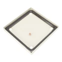 RS PRO Grey Steel Junction Box IP66 IECEx 150 mm Length x 150 mm Width x 80 mm Height IP66 IP Rating IP66 IP66