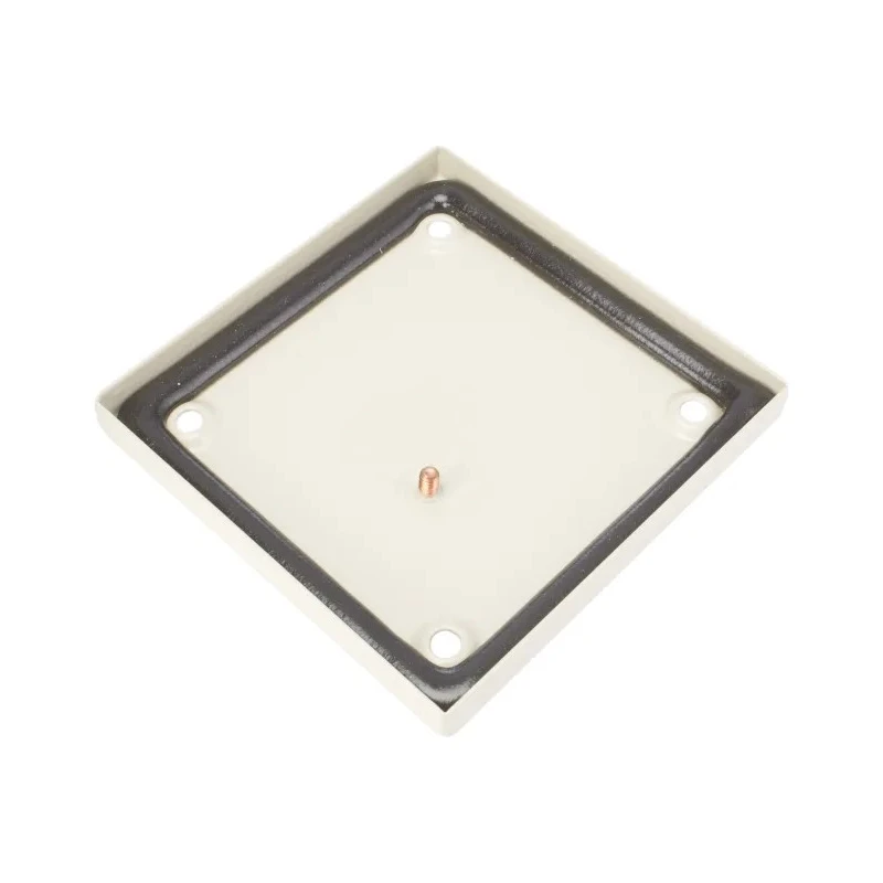 RS PRO Grey Steel Junction Box IP66 IECEx 150 mm Length x 150 mm Width x 80 mm Height IP66 IP Rating IP66 IP66