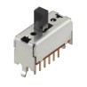 Alps Alpine Through Hole Slide Switch 4PDT Latching 100mA SSSF040800