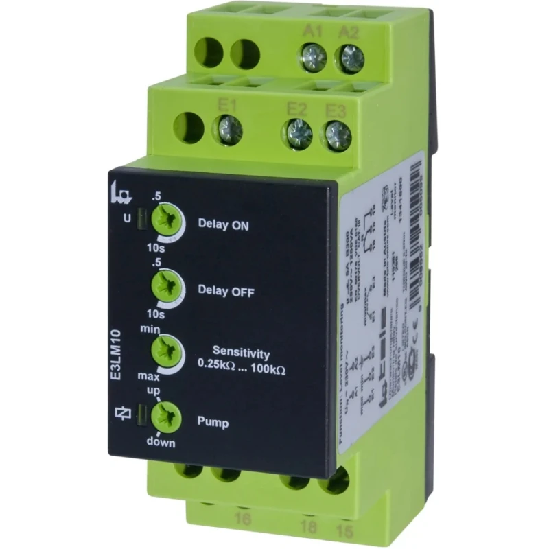 Tele Monitoring Relay 1 Phase SPDT DIN Rail Mount 230V AC E3LM10 230V AC