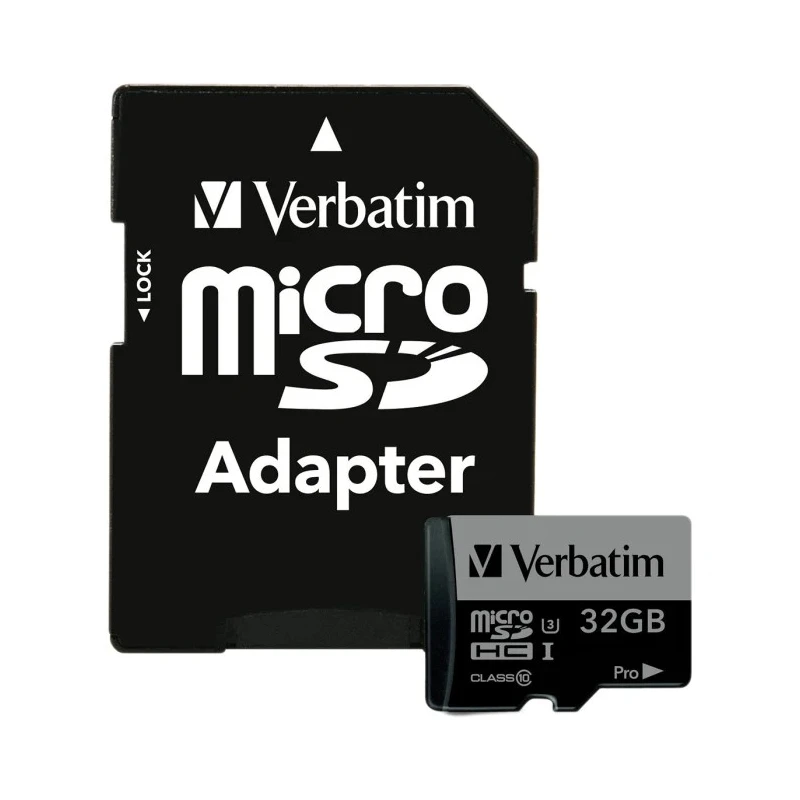 Verbatim Industrial Grade 32 GB MicroSDHC Memory Card Class 10 UHS 1 U3 47041