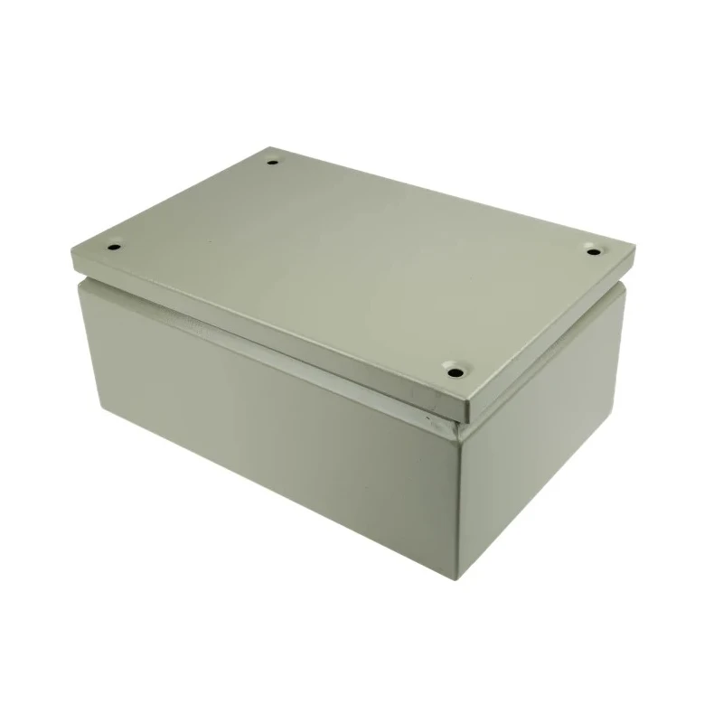 RS PRO Grey Steel IP66 IECEx Certified Junction Box 300mm x 200mm x 120mm IP66 RS PRO