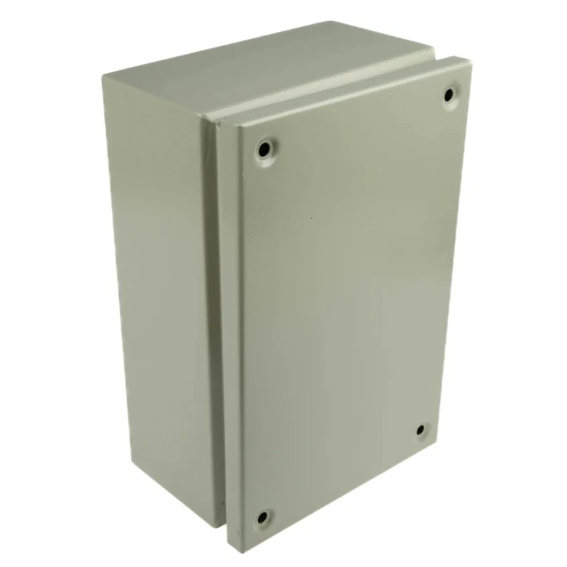 RS PRO Grey Steel IP66 IECEx Certified Junction Box 300mm x 200mm x 120mm IP66 RS PRO