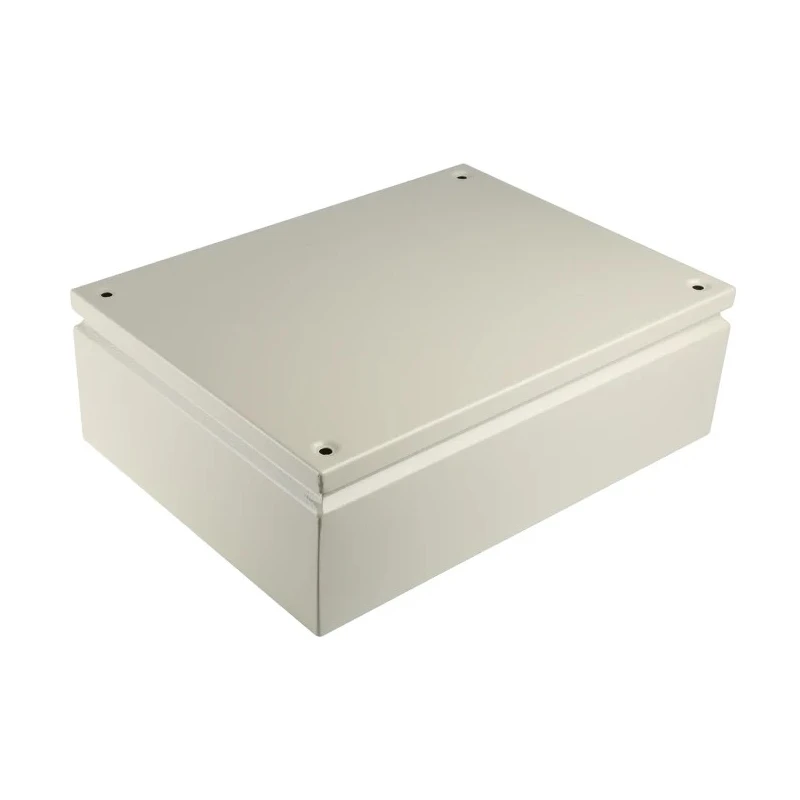 RS PRO Grey Steel IP66 Rated Junction Box IECEx Certified, 400 mm x 300 mm x 120 mm IP66