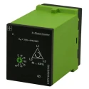 Tele Monitoring Relay 3 Phase DPDT DIN Rail Mount 400V AC K3PF400VSY02