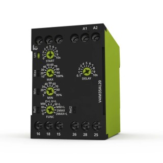 Tele Single Phase DPDT DIN Rail Monitoring Relay 24V ac, 240V ac, 35A V4IM35AL20 24-240V AC/DC
