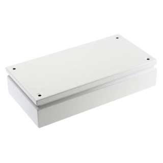 RS PRO Grey Steel Junction Box IP66 IECEx 400 mm x 200 mm x 80 mm IP Rating IP66 IP66