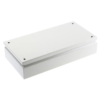 RS PRO Grey Steel Junction Box IP66 IECEx 400 mm x 200 mm x 80 mm IP Rating IP66 IP66