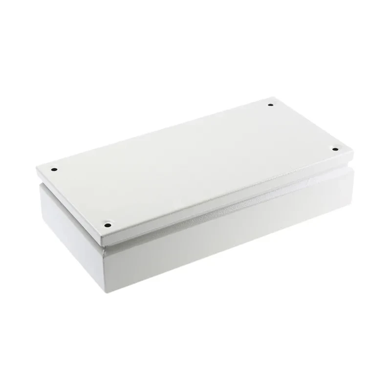 RS PRO Grey Steel Junction Box IP66 IECEx 400 mm x 200 mm x 80 mm IP Rating IP66 IP66