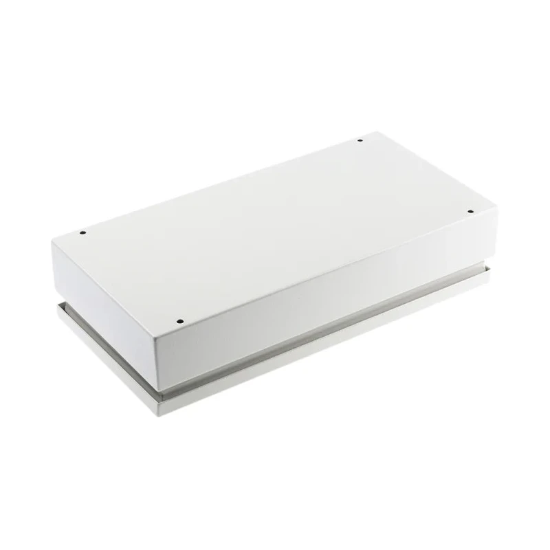 RS PRO Grey Steel Junction Box IP66 IECEx 400 mm x 200 mm x 80 mm IP Rating IP66 IP66