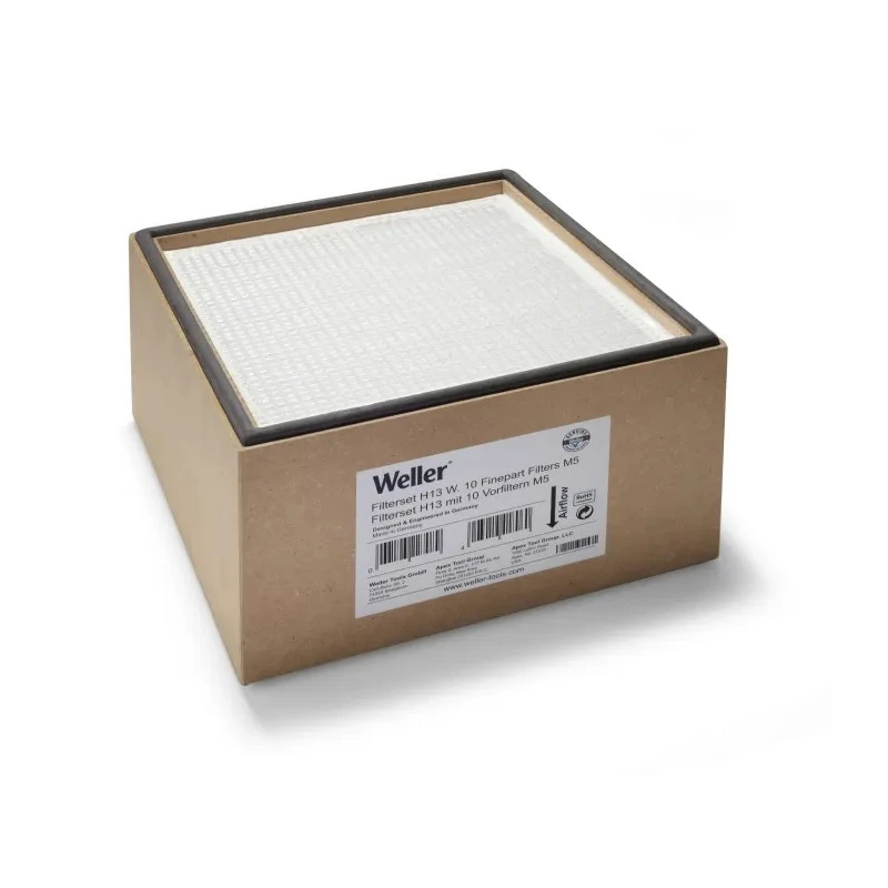 Weller Solder Fume Extractor Accessory H13 Filter Cartridge And 10 Pre-Filters ESD Safe for Zero Smog TL T0058762858