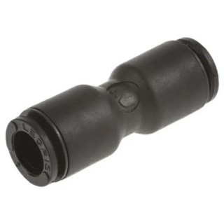 Legris LF 3000 Series Pneumatic Tube-to-Tube Connector Male/Female Push-In 16 mm x 12 mm, Plastic, Nickel Plated 3106 12 16