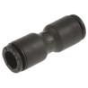 Legris LF 3000 Series Pneumatic Tube-to-Tube Connector Male/Female Push-In 16 mm x 12 mm, Plastic, Nickel Plated 3106 12 16