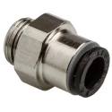 Legris LF3000 Series Male Pneumatic Fitting Brass 1/2 in G Threaded-to-Tube Push-in 16 mm LF3000