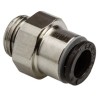 Legris LF3000 Series Male Pneumatic Fitting Brass 1/2 in G Threaded-to-Tube Push-in 16 mm LF3000