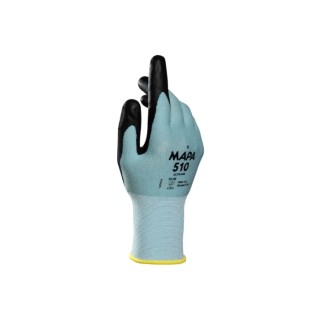 Mapa ULTRANE 510 Green Polymer Work Gloves Size 10 Aqua Polymer Foam Coating 510
