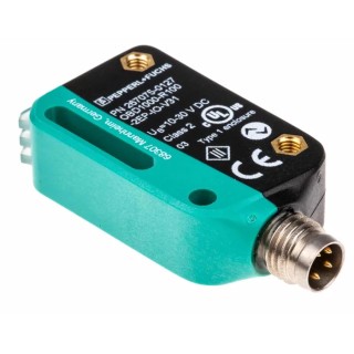 Pepperl + Fuchs Diffuse Photoelectric Sensor Block Sensor 2 mm to 1 m Detection Range NPN/PNP OBD1000-R100-2EP-IO-V31
