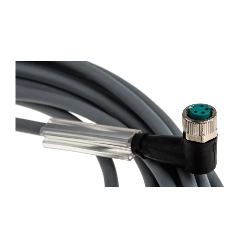 Pepperl + Fuchs Female 4 Way Right Angle to Unterminated Sensor Actuator Cable 5 m V31-WM-5M-PUR