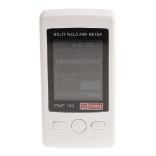 RS PRO Handheld Gaussmeter Battery and Mains Powered 50 Hz 60 Hz 124-0939