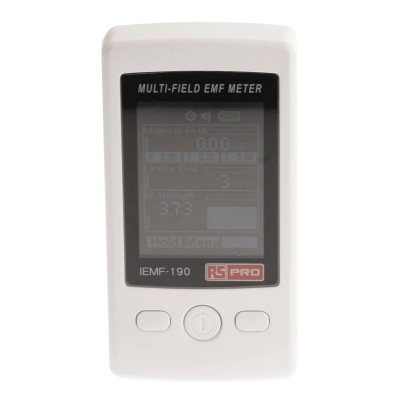 RS PRO Handheld Gaussmeter Battery and Mains Powered 50 Hz 60 Hz 124-0939