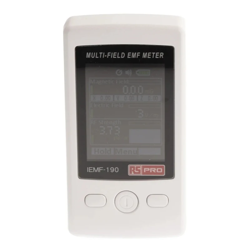 RS PRO Handheld Gaussmeter Battery and Mains Powered 50 Hz 60 Hz 124-0939