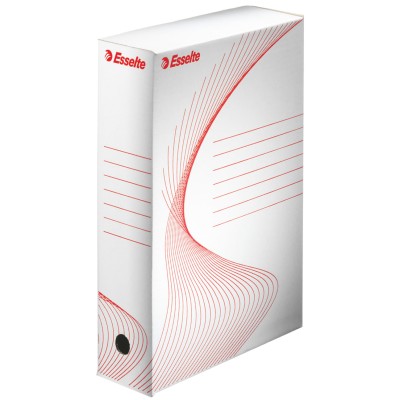 Esselte White A4 Archive Box H345 mm x W80 mm x D245 mm W80mm
