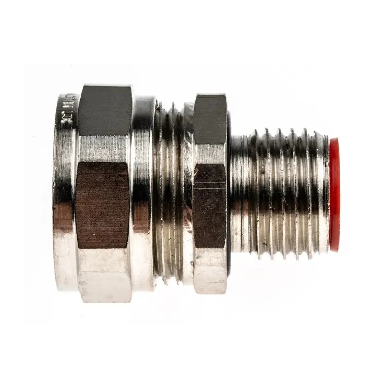 Adaptaflex Nickel Plated Brass Conduit Fitting 12 mm Nominal Size M16 Thread IP66 IP67 IP68 IP69K 7TCA296030R0065 SPL12/M16/M
