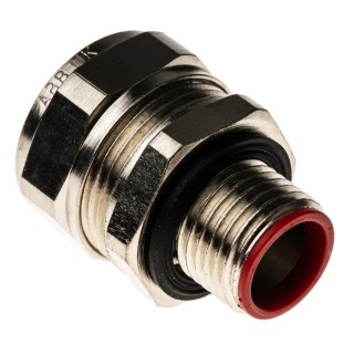 Adaptaflex Nickel Plated Brass Conduit Fitting 16 mm Nominal Size M16 Thread IP68 IP69K IP67 IP66 7TCA296030R0096 SPL16/M16/M