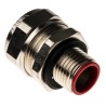 Adaptaflex Nickel Plated Brass Conduit Fitting 16 mm Nominal Size M16 Thread IP68 IP69K IP67 IP66 7TCA296030R0096 SPL16/M16/M