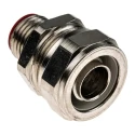 Adaptaflex Nickel Plated Brass Conduit Fitting 16 mm Nominal Size M16 Thread IP68 IP69K IP67 IP66 7TCA296030R0096 SPL16/M16/M